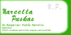 marcella puskas business card